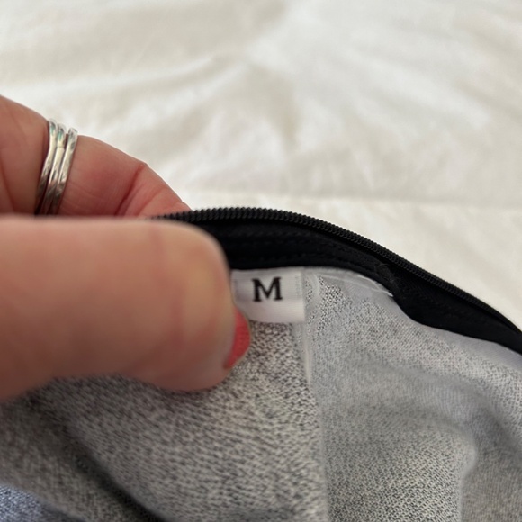 "YSTR" Light Heather Grey Linen/Cotton Blend Jumper - Picture 6 of 7